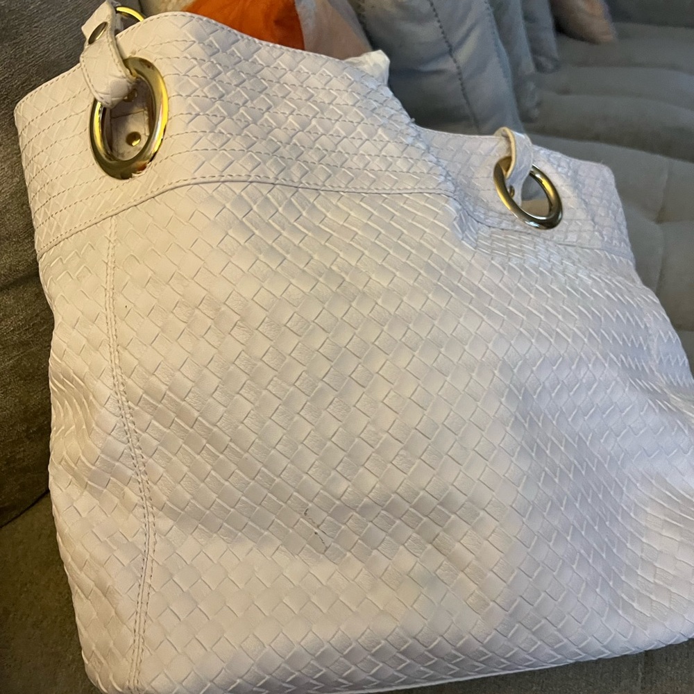 Steven By Steve Madden White Tote Bag